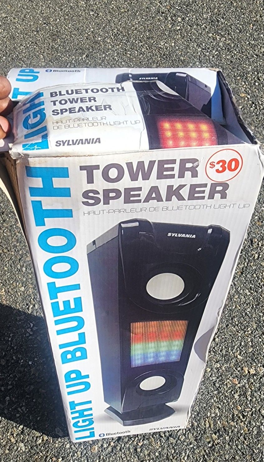 Light Up Bluetooth Tower Speaker
