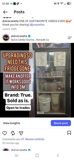 Commercial Fridge Make an Offer/trades welcome