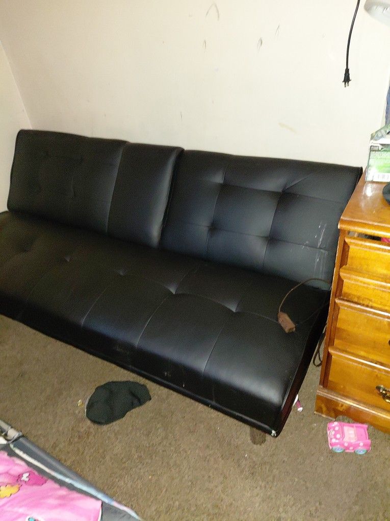 Modern Leather Lay Don't To Twin Sleeper