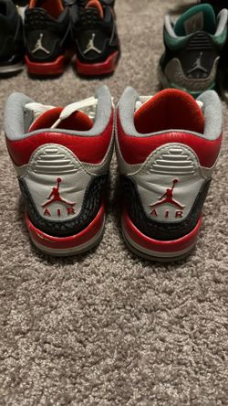 Fire Red Jordan 3s