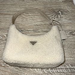 Prada Shearling Re-Edition 2000 Shoulder Bag