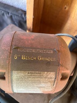 Central machinery bench grinder