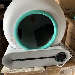 Famree Smart Self-Cleaning Cat Litter Box,Automatic Cat Litter Cleaning Robot  
