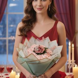 Eternal Flower Bouquet W/Hidden $50