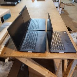 A Lot Of 3 Laptops Dell For 450 Dollars