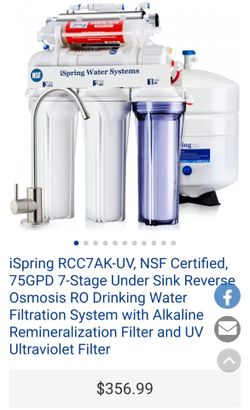 Ispring RCC7AK -UVBN Reverse Osmosis Drinking Water System