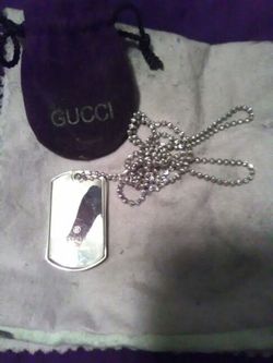 Gucci Dog tags