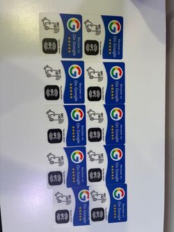 NFC GOOGLE REVIEW CARDS - 10 PACK