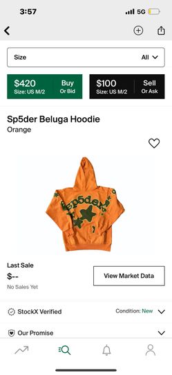 Sp5der “beluga” Hoodie