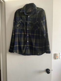 Freedom Foundry Plaid Fleece Shirt Jacket size M/M never used