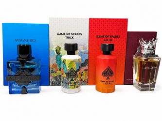 Perfume cologne bundle game of spades Aromatix Lattafa