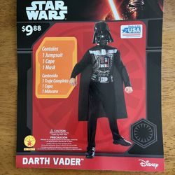 Disney Star Wars Darth Vader Halloween Costume - Boys L (10-12)