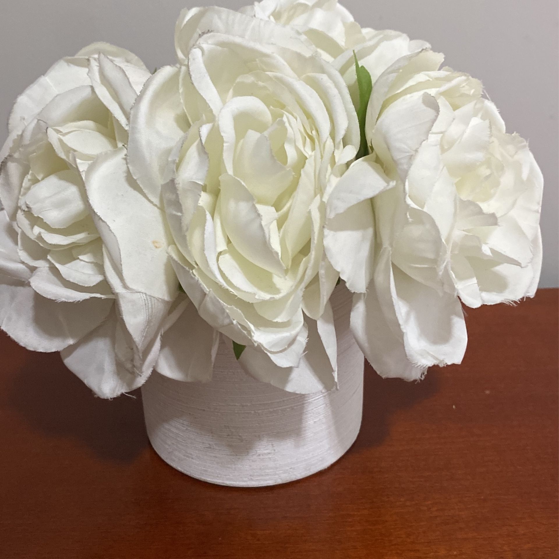 White Vase Flower