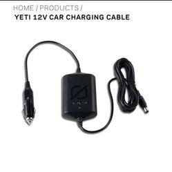 Yeti 12V Car Charging Cable