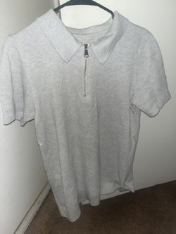 ESNTLS 100% Cotton Zipper Polo