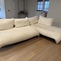 Modern Linen Modular Sectional Sofa – Feather & Foam Cushions (OBO)