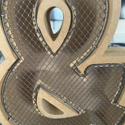 And Letter Decor 