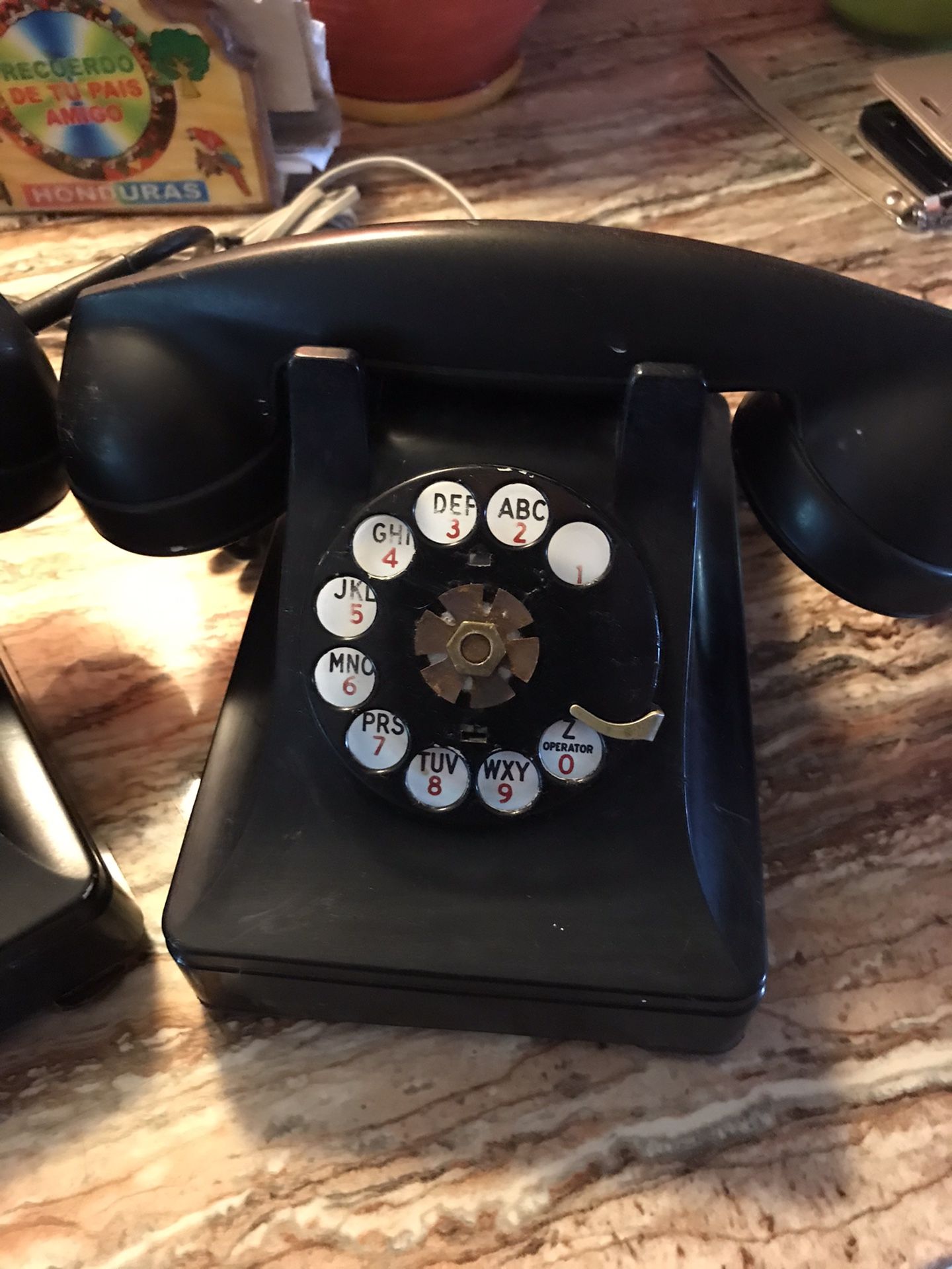 2 vintage phone