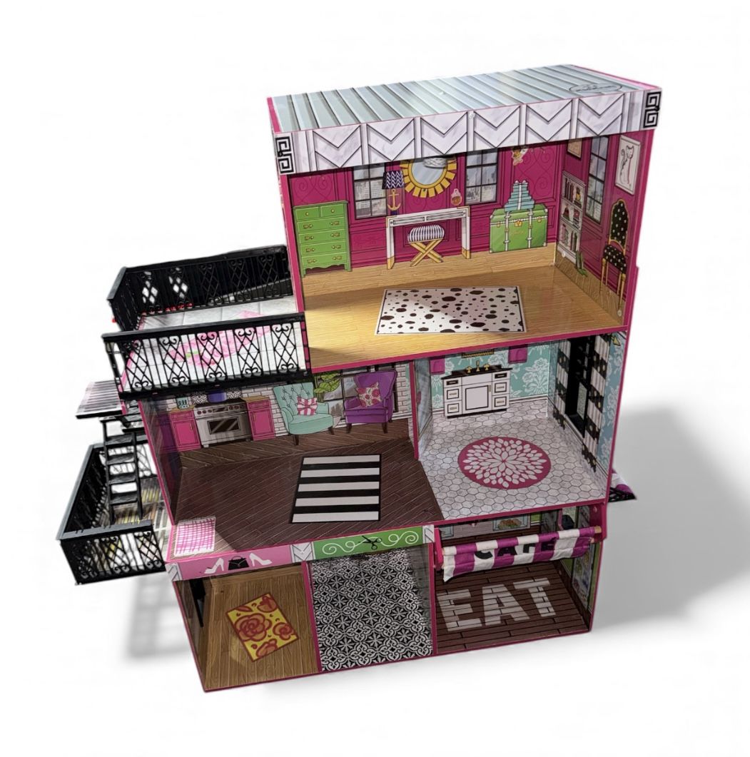 KidKraft Brooklyn Loft Wooden Dollhouse without accessories big doll house girls