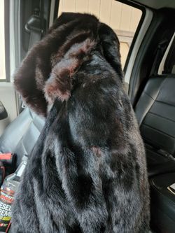 mink coat size small