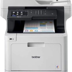 BROTHER Business Color Laser All-in-One Printer with Duplex Print, Scan, Copy and Wireless Networking