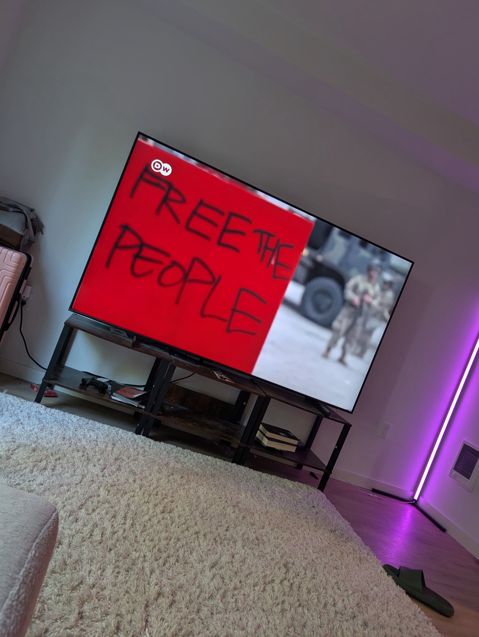 85 Inch Samsung Flat Screen tv