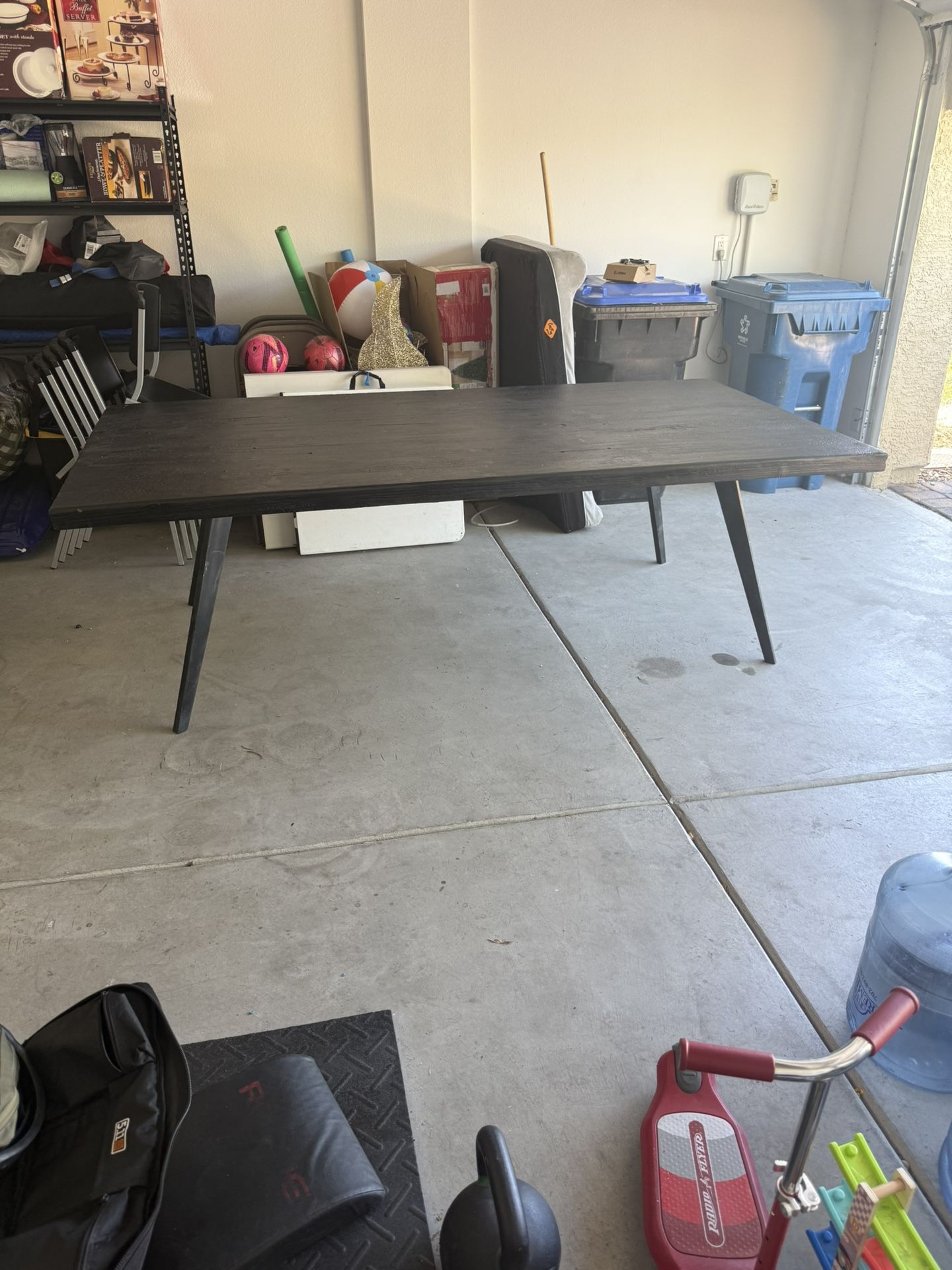 Black Dining Table 