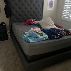 Queen Size Bed Frame And Box Spring 