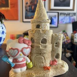 Blue Sky Clayworks Hello Kitty Sand Castle Candle House