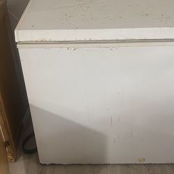 Household Appliance In One Wooden Cabinet. Icebox $300 Wooden Cabinet $50 Washer And Dryer Together Is $100 In Deep Freezer Is $60.
