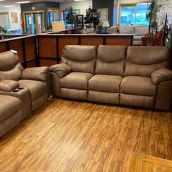 Boxberg Bark Reclining Living Room Set /couches  /Sofa and Loveseat 
