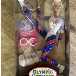 Olympic Gymnast Barbie doll 1996 - #15123 Mattel New