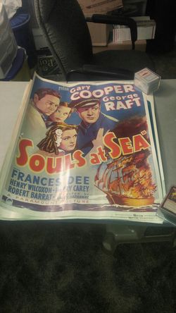 Souls by sea vintage poster