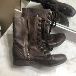 Chocolate-Brown Victorian/Steampunk Boots (7.5)