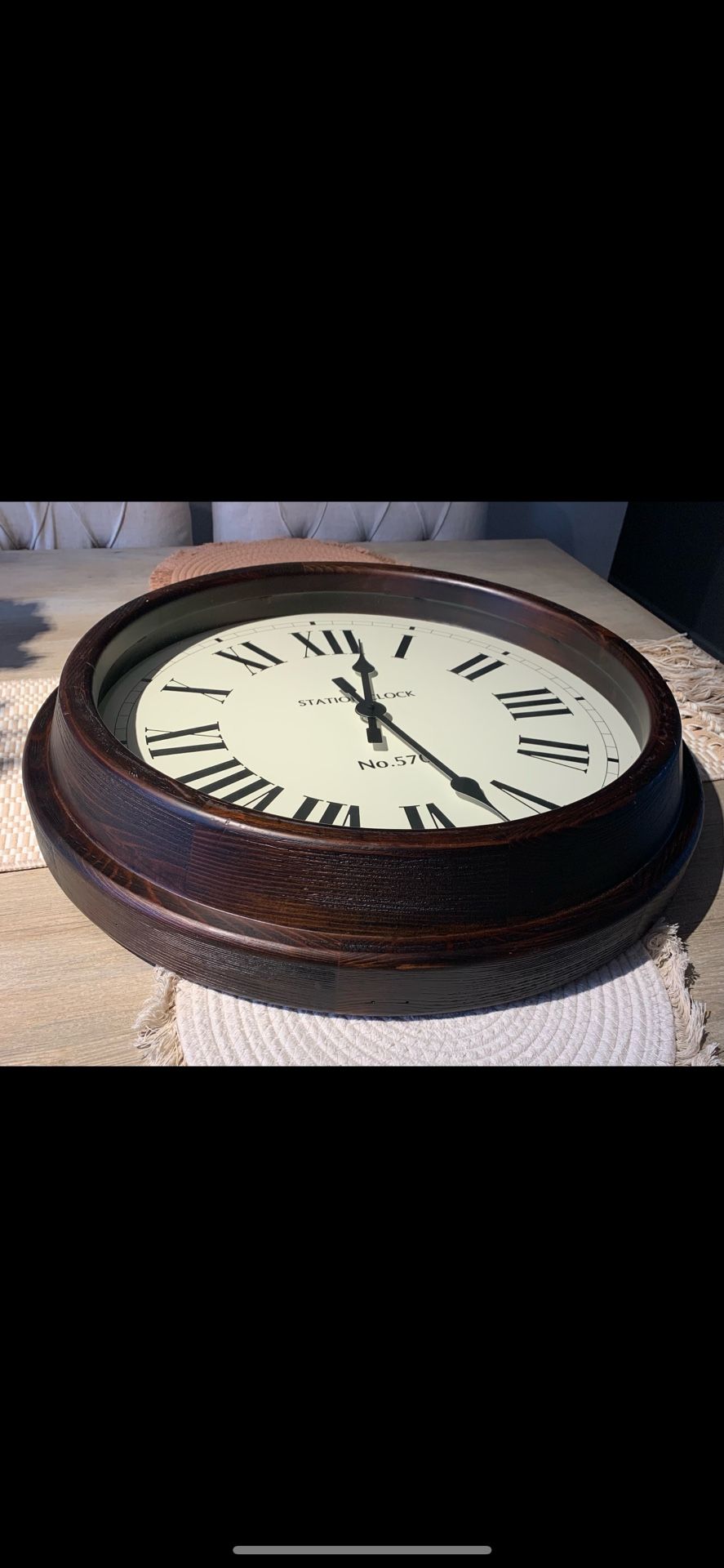 Pottery Barn Wall clock “Union Station No. 570”