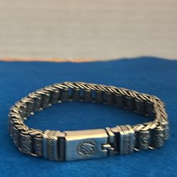 8” Men’s Bracelet Mantra wheel band 