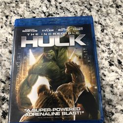 Incredible Hulk Bluray
