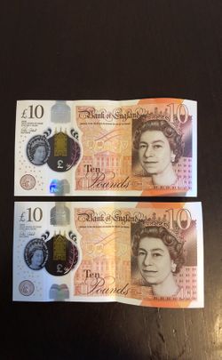 20 pounds from the Bank of England!!