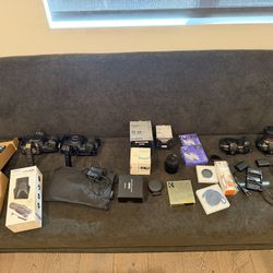 Blackmagic / Panasonic Camera Gear Lot – BMPCC 4K, GH5, Lenses, Cages, Batteries & More