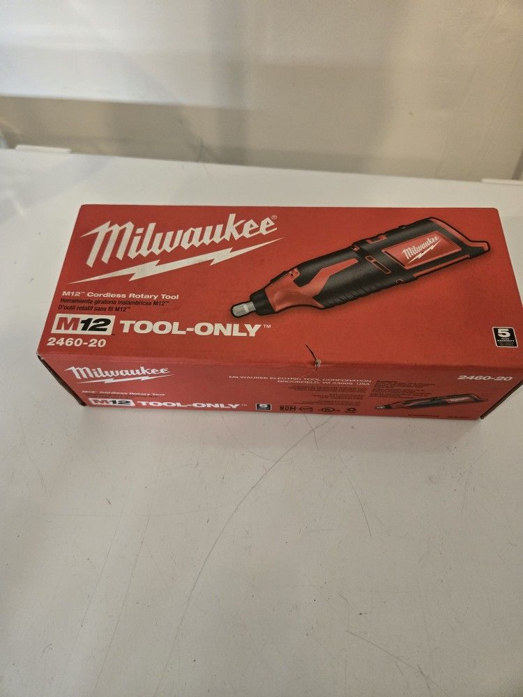 Milwaukee 2460-20 M12 12V Cordless Rotary Tool