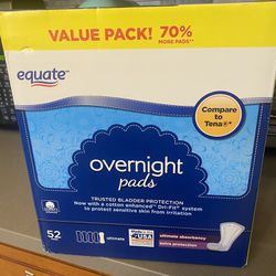 Overnight Pads 52 Count 