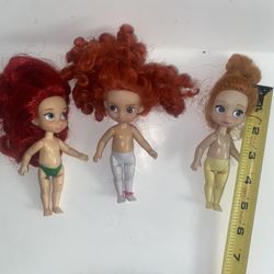 3 Mini Doll 5”