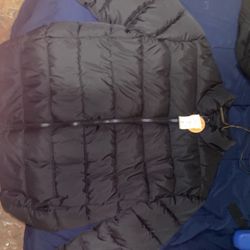 Black Childrens Puffer Jacket UNUSED