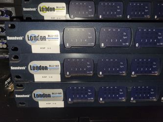 BSS Soundweb London BLUE 160 DSP Audio Processor – $500 Each