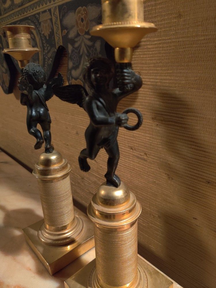 Cherub Candle Holders
