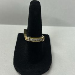 18K gold princess Diamond ring