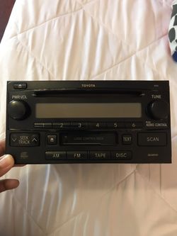 Toyota Car Radio / Radio De Carro