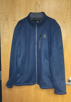 Men's 2XL Gerry Basecamp Jacket Navy Blue Full-Zip Fleece 