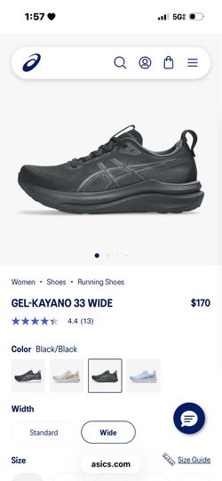 Black Asics 9.5 women