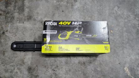 NEW RYOBI RY40HPCW02K 40V HP Brushless 16 Inch Battery Chainsaw KIT with 4Ah Battery & Charger